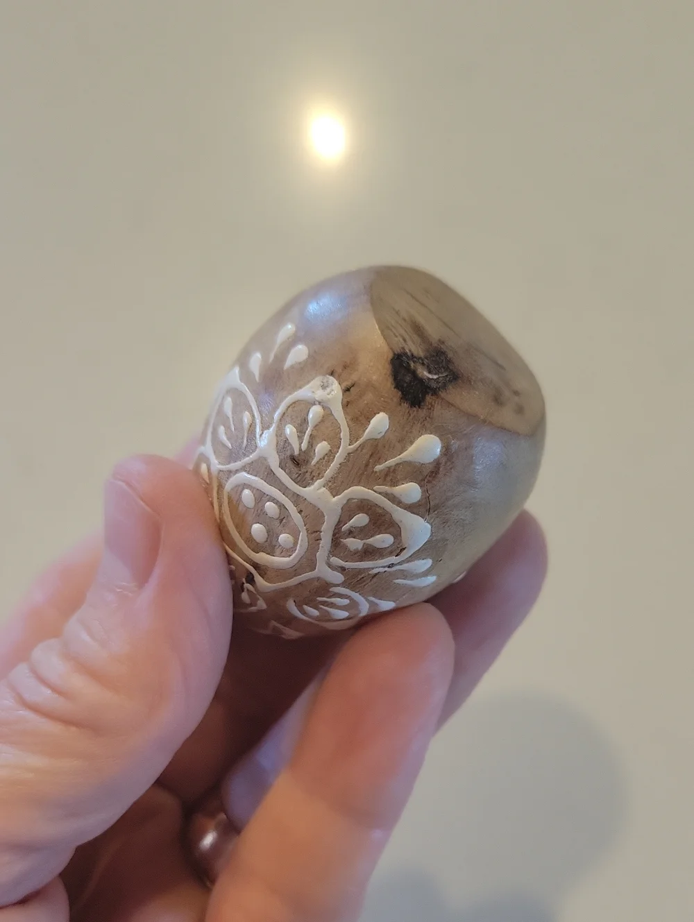 PB Wood Easter Egg Knick Knack